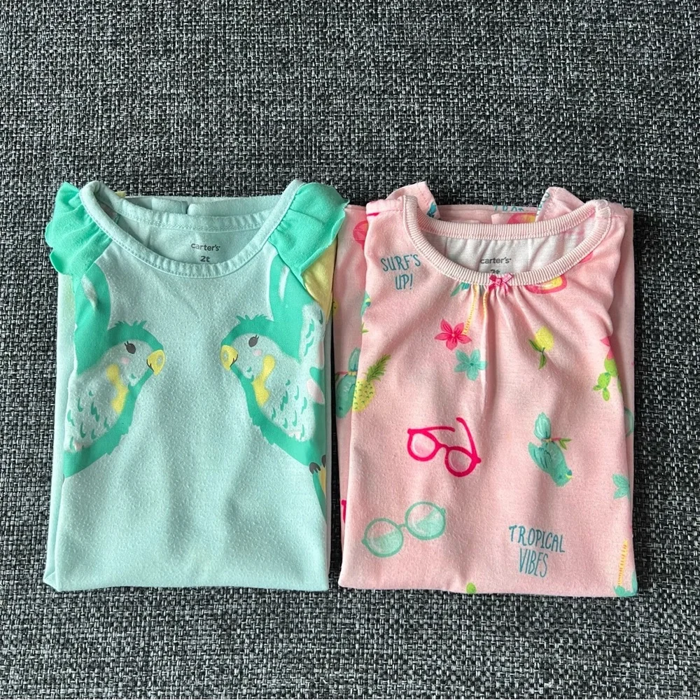 Carter’s Toddler Girl’s Nightgowns Size 2T - Picture 13 of 13